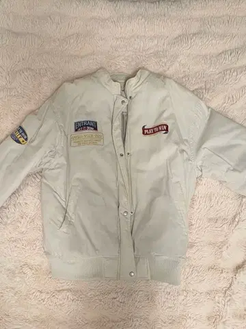 niko and - /레이서 와펜 자켓/아이보리 52/F 사이즈