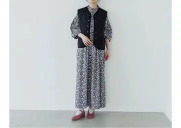 매일 돌려입고 싶은 퀼팅 베스트 / 요시이치히로 씨 콜라보 ( 블랙 )