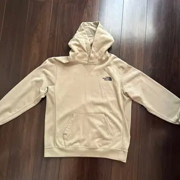 THE NORTH FACE 베이지 후드 부착 후드티