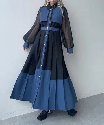 HARE 절개 원피스