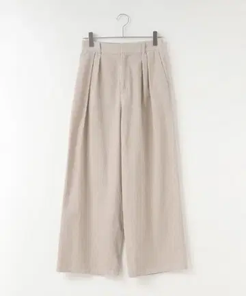 LOWRYS FARM 코듀로이 와이드 팬츠 아이보리