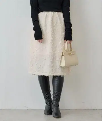 [ LIVETART ] 컷 자카드 스커트