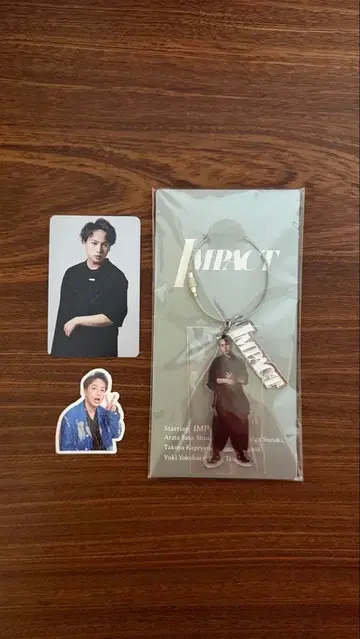 IMP. 요코하라 유키 아크릴 키링 포토 카드 스티커