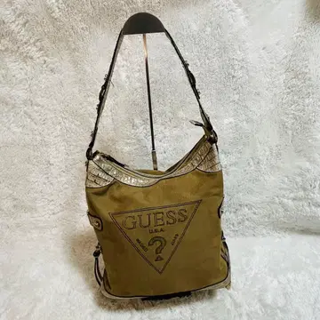 GUESS 게스 원숄더백 나일론 브라운 숄더 대용량