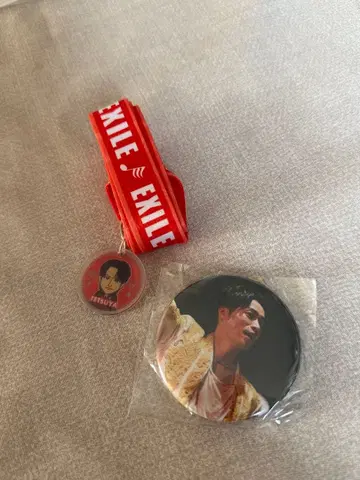 EXILE TETSUYA 캔뱃지