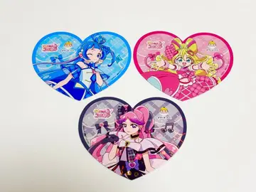 너와 아이돌 프리큐어 비어드 파파 코스터 홀로그램 3장 세트