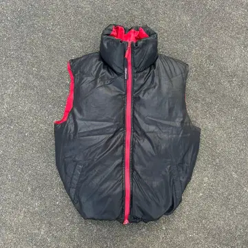 00s PIKO reversible 다운 베스트 y2k 구제 의류 레어