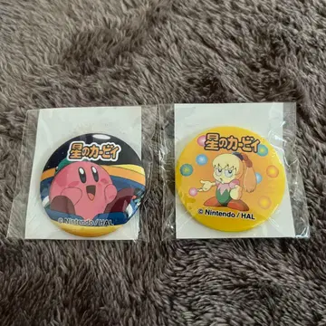 별의 커비 캔뱃지 레트로 2개 세트