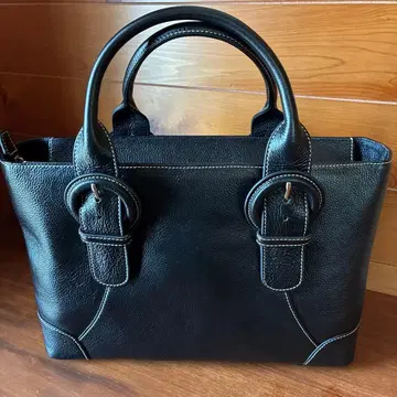 이탈리아제 토트백 블랙