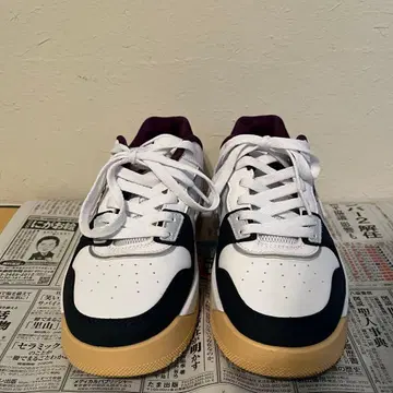 FILA 로우컷 스니커즈 화이트/네이비/퍼플 댄스