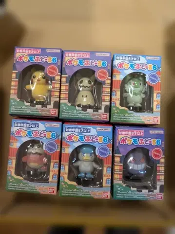 새상품 포케모후도루 6 포켓몬 피규어 플로키 전 6종 컴프