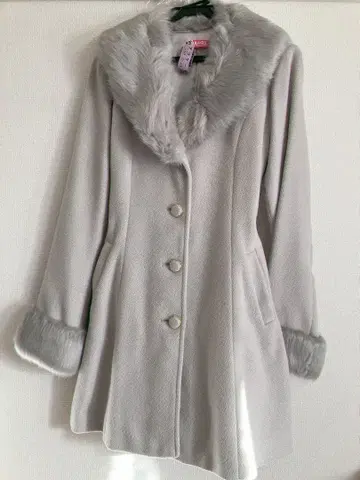 MARS 퍼 코트 그레이