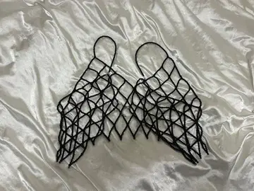 비즈 뷔스티에 블랙