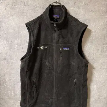 파타고니아 patagonia 베스트 플리스 기업 자수 블랙