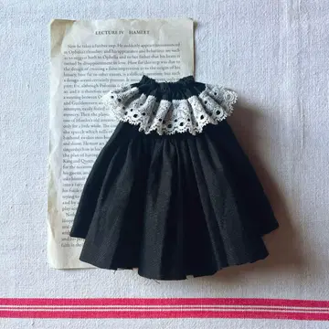 블랙 레이스 원피스 브라이스 아웃핏 핸드메이드 네오 브라이스 의류