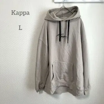 Kappa 카파 속기모 로고 풀오버 후드 후드티 L