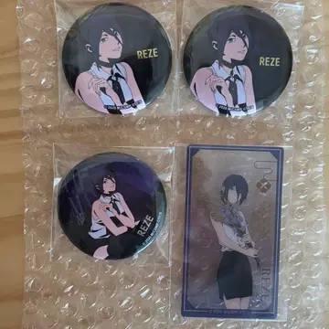 체인소 맨 레제 캔뱃지 클리어 카드 로프트 마네키네코