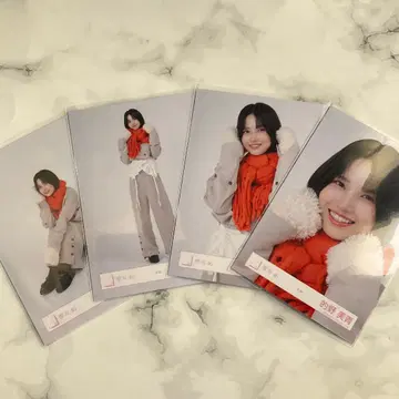 사쿠라자카46 겨울 의류 4종 컴프 브로마이드