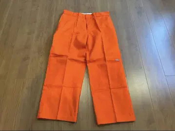 [ 레어 컬러 ] Dickies 디키즈 더블니 오렌지 36인치