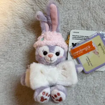 홍콩 디즈니 한정판 스텔라 루 앉은 봉제 인형 키체인 3