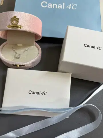 Canal 4C 말굽 목걸이 실버