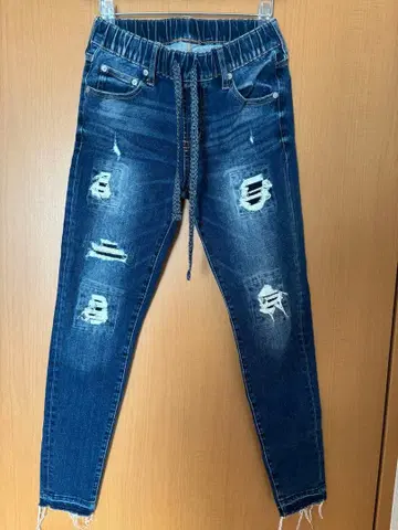 AZUL BY MOUSSY 데미지 스키니 데님