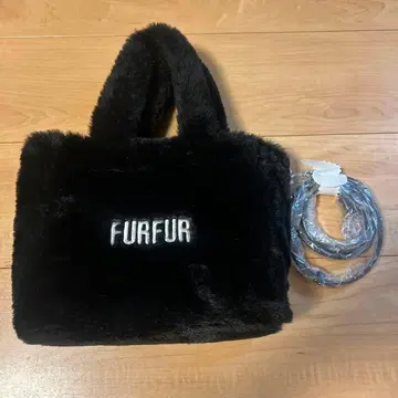 FURFUR 블랙 토트백