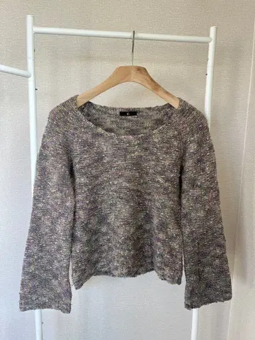 [ 무료배송 ] io H.P FRANCE 믹스얀 니트