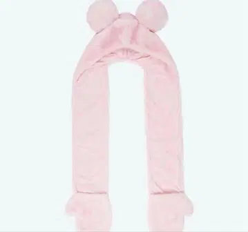 디즈니 팬캡 머플러 핑크 미키