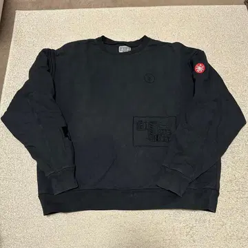 C.E OVERDYE DOUBLE FACE CREW NECK 트레이닝복