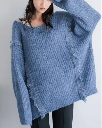 LOWRYSFARM 2way 프린지 니트