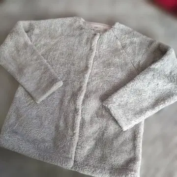 [ 새상품급 ] 무인양품 그레이지 보아 플리스 자켓 긴팔 S-M