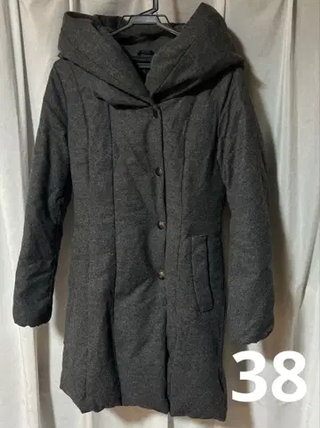 아나이 다운 코트 38 그레이