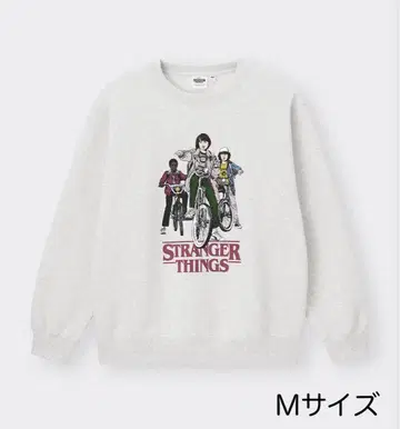 GU 기묘한 이야기 헤비웨이트 맨투맨 풀오버 M 사이즈