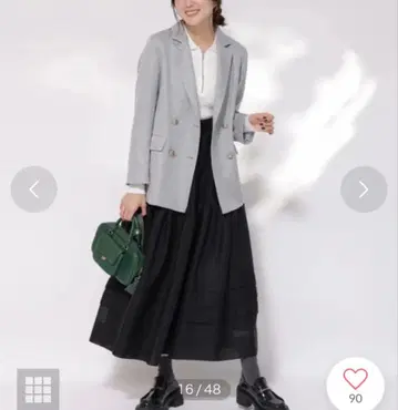 마이 스트라다 집업 상의 화이트