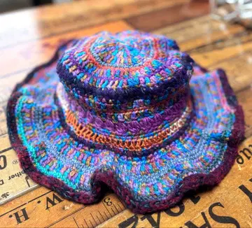손뜨개 컬러풀 니트 모자
