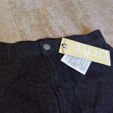 새상품 택 포함 nod 블랙 데님 롱 스커트