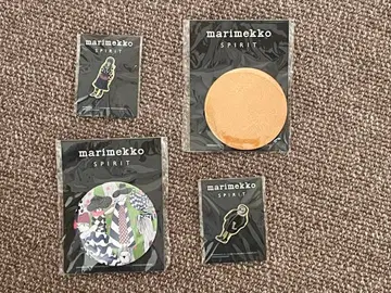 marimekko 스피릿 핀 배지 4세트