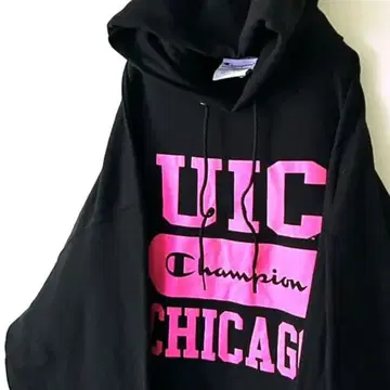 챔피온 UIC 시카고 맨투맨 후드티 3XL 블랙 검정 구제 의류