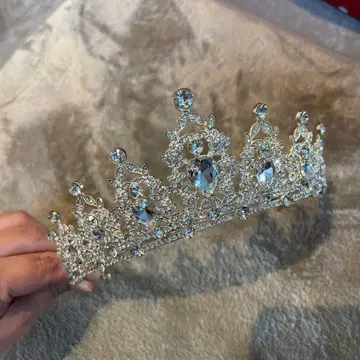 크리스탈 웨딩 티아라