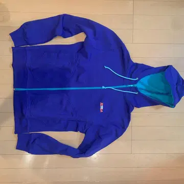 보라색 풀 집업 후드티 x-large 후드 챙 포함