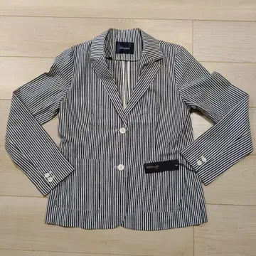 Loungedress 스트라이프 테일러드 자켓