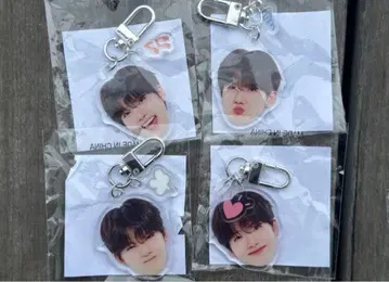 Treasure 준규 얼굴 아크릴 키링 희로애락 컴프