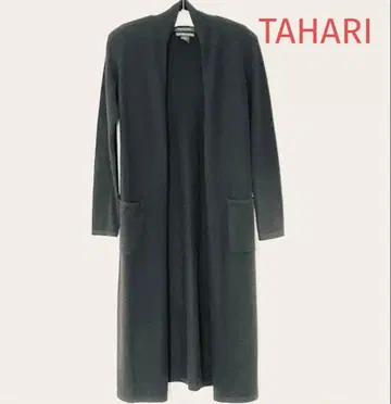 [ 새상품급 ] TAHARI 타하리 캐시미어 롱 가디건
