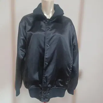 mizuno 바시티 자켓 리브 옷깃