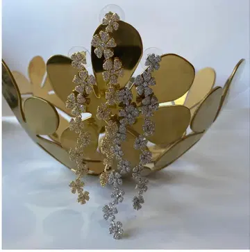 THE HANY Bijoux 롱 플라워 골드