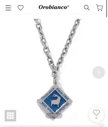 Orobianco 오로비안코 목걸이