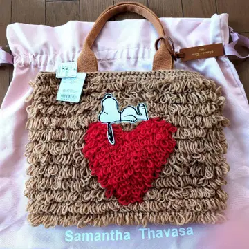 사만다 타바사 디럭스 스누피 토트백 택 포함 새상품