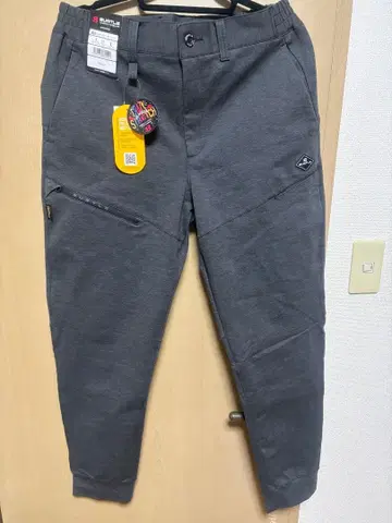 BURTLE 853 조거 팬츠 클레이지 스트레치 차콜 그레이 L