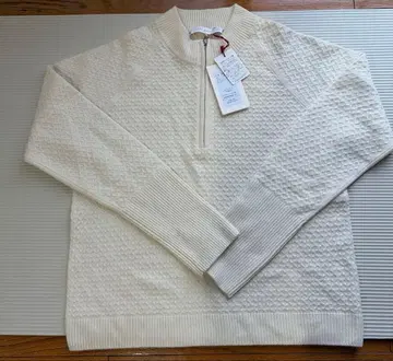 메종 몽타규 아이보리 집업 니트